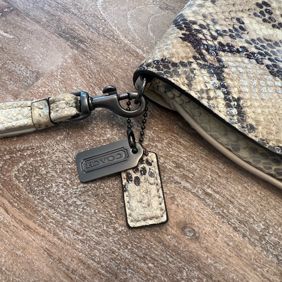 Coach Kristin Python Wristlet - Picture 8 of 14